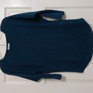 New York & Company blue crew neck thin sweater